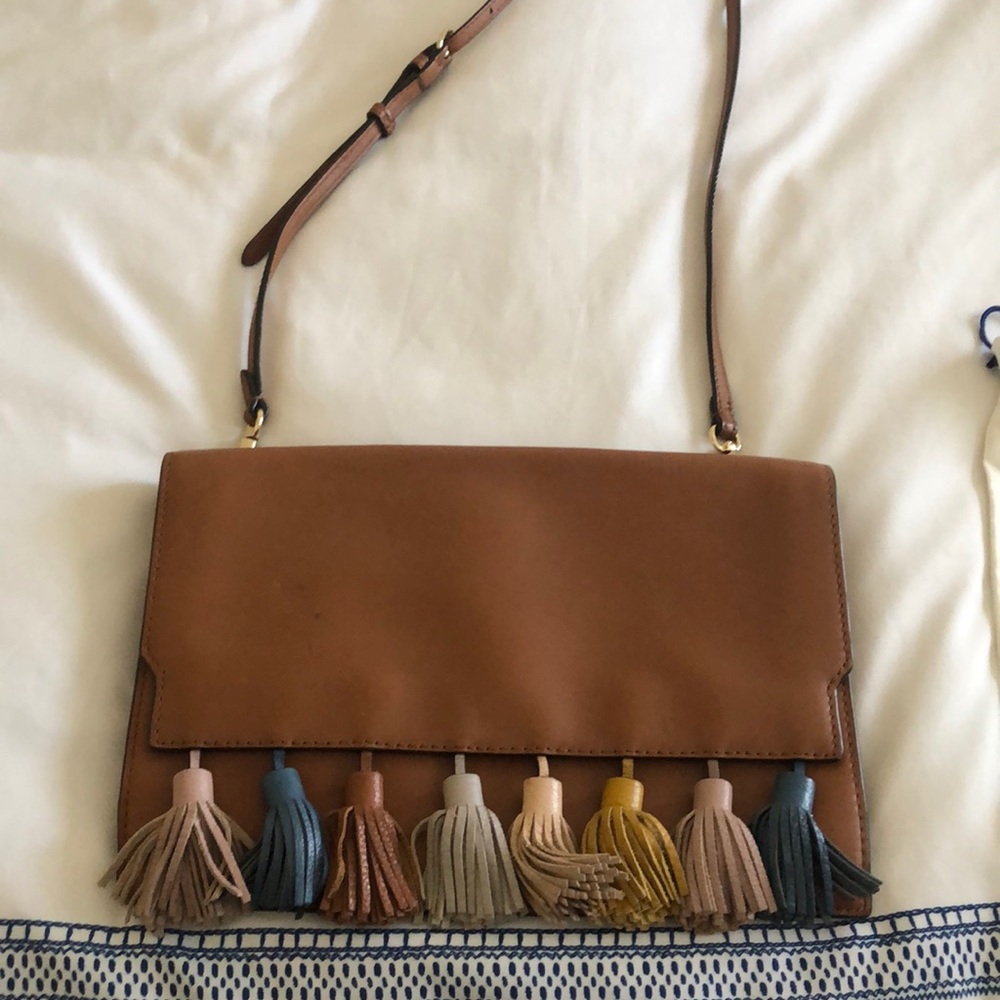 Rebecca minkoff crossbody with tassels